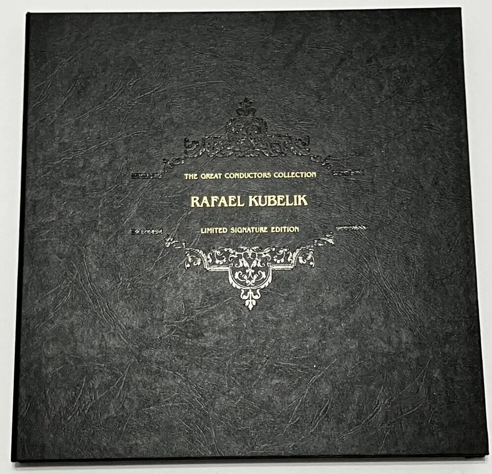 Rafael Kubelik Signed Franklin Mint Signature Edition Record Set FIVE LPs 1982